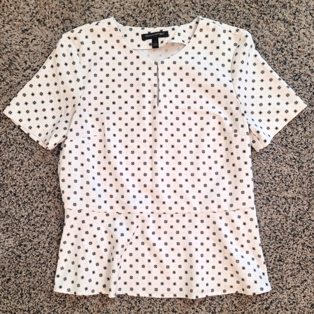 Banana Republic Print Blouse